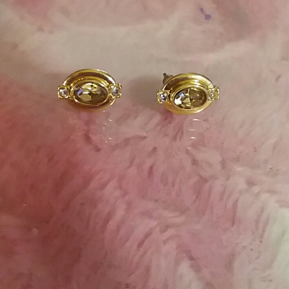 Zircon w/Diamond Accents  Earrings - Picture 1 of 3